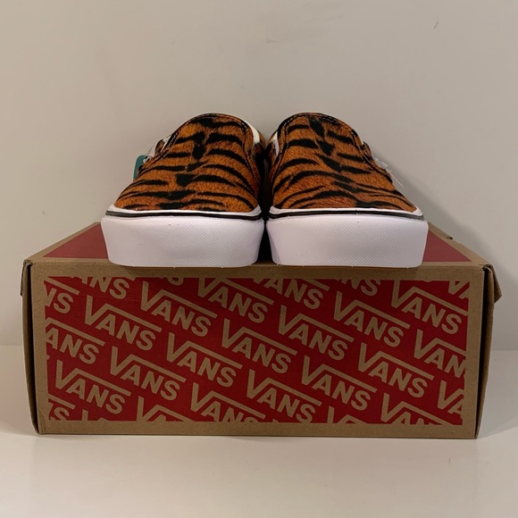 [BRAND NEW] VANS COMFYCUSH SLIP-ON TIGER PRINT WOMENS SHOES SIZE 5.5 SNEAKERS - Picture 5 of 11
